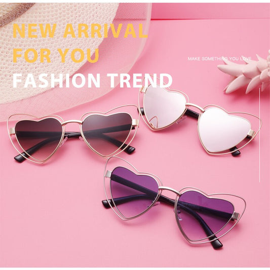 Fashion marry cat eye sunglasses retro luxury woman sunglasses UV400 high quality Heart sunglasses