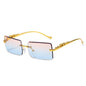 New Rimless Square Sunglasses Trendy Sunglasses Fashion Sunglasses
