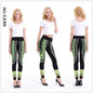 African Big Printing Leggings Yoga Sports Pants