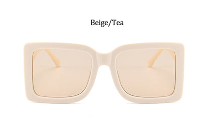 Brand Square Sunglasses Woman Oversized Black Style Shades For Women Big Frame Fashion Sunglasses Female UV400 Glasses