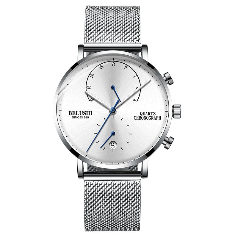 Quartz Watch Men Watches Modern Chronograph Men