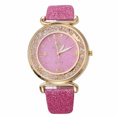 Fashion Women Watches Luxury Crystal Rhinestone Stainless Steel