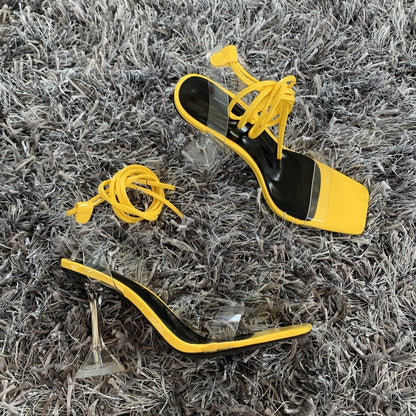 Women Pumps Ankle Cross Strap Sandals