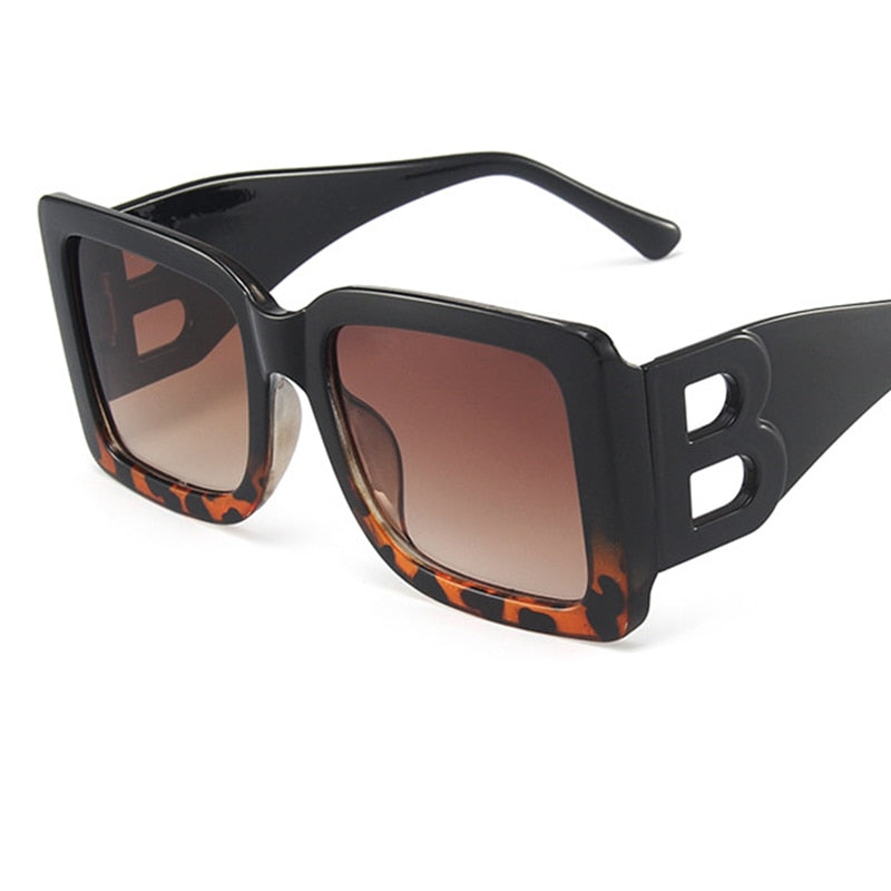 Brand Square Sunglasses Woman Oversized Black Style Shades For Women Big Frame Fashion Sunglasses Female UV400 Glasses
