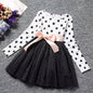 Dot Long Sleeve Dress For Girls Clothing Child