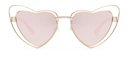 Fashion marry cat eye sunglasses retro luxury woman sunglasses UV400 high quality Heart sunglasses