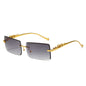 New Rimless Square Sunglasses Trendy Sunglasses Fashion Sunglasses