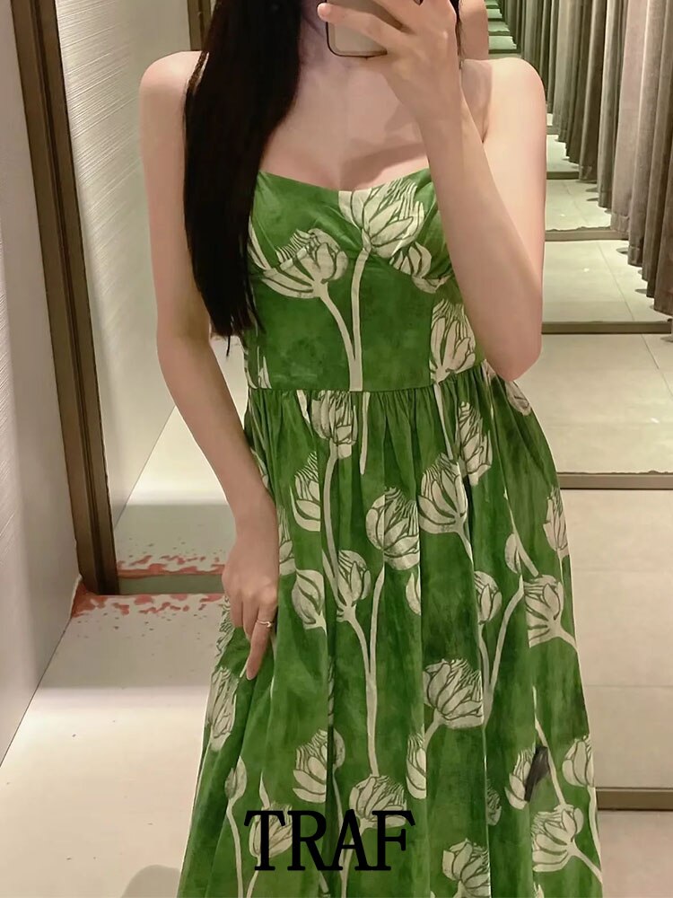 Long Dress Fashion Summer Backless Midi Dress