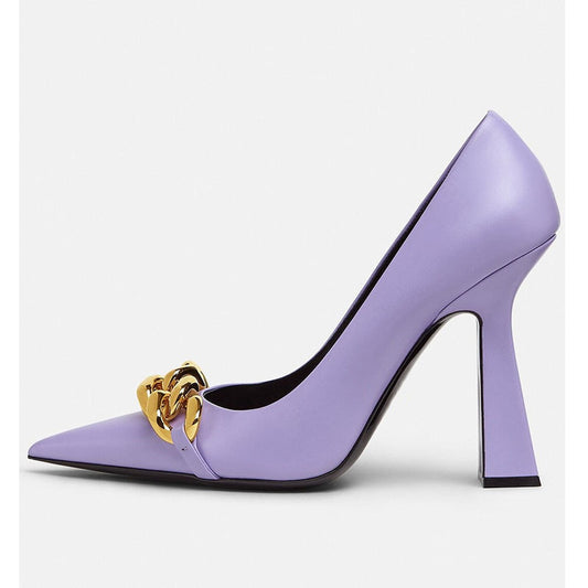 Elegant Women Pumps Leather Luxury Brand Woman