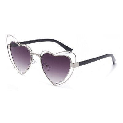 Fashion marry cat eye sunglasses retro luxury woman sunglasses UV400 high quality Heart sunglasses