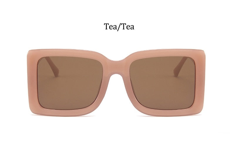 Brand Square Sunglasses Woman Oversized Black Style Shades For Women Big Frame Fashion Sunglasses Female UV400 Glasses