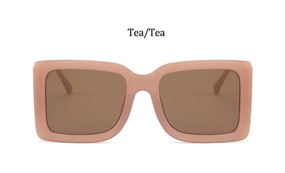 Brand Square Sunglasses Woman Oversized Black Style Shades For Women Big Frame Fashion Sunglasses Female UV400 Glasses