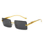 New Rimless Square Sunglasses Trendy Sunglasses Fashion Sunglasses