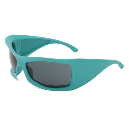 Square Big Frame Personality Sunglasses Y2K Outdoor Sports Stylish Sunglasses