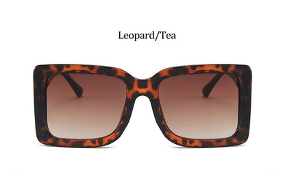 Brand Square Sunglasses Woman Oversized Black Style Shades For Women Big Frame Fashion Sunglasses Female UV400 Glasses