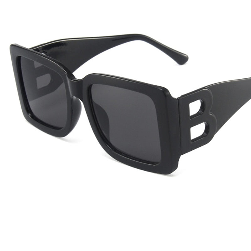 Brand Square Sunglasses Woman Oversized Black Style Shades For Women Big Frame Fashion Sunglasses Female UV400 Glasses