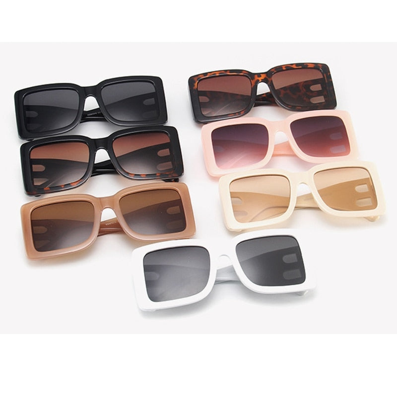 Brand Square Sunglasses Woman Oversized Black Style Shades For Women Big Frame Fashion Sunglasses Female UV400 Glasses