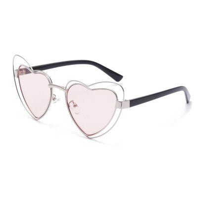 Fashion marry cat eye sunglasses retro luxury woman sunglasses UV400 high quality Heart sunglasses