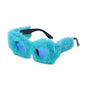 Plush Winter Sunglasses For Women Fashion Cat Eye Sunglasses Tiktok Sunglasses