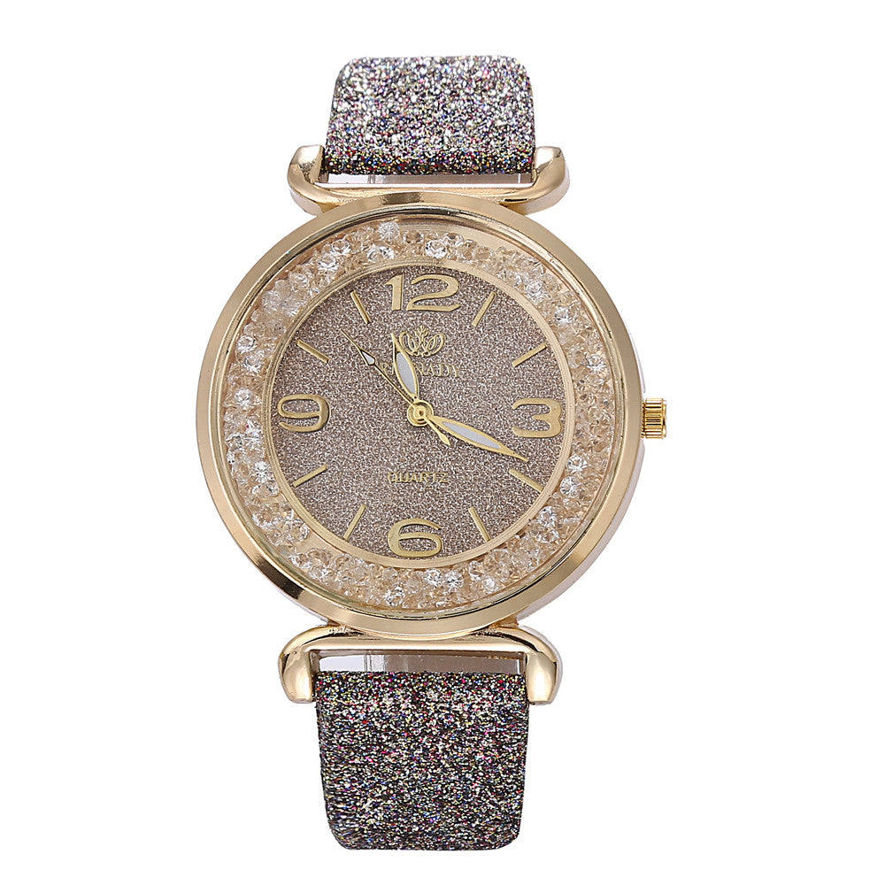 Fashion Women Watches Luxury Crystal Rhinestone Stainless Steel