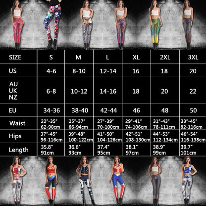 Fashion Summer Creative Legins Printed Women Leggins The Great Wave Of Pug Leggings Sexy Woman Pants