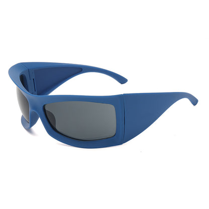 Square Big Frame Personality Sunglasses Y2K Outdoor Sports Stylish Sunglasses
