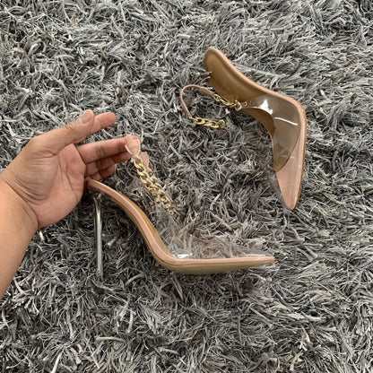 Transparent Pumps Women sexy heels
