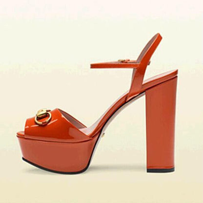 Customized Handmade Plarform Women Sandals Woman Shoes High Heel