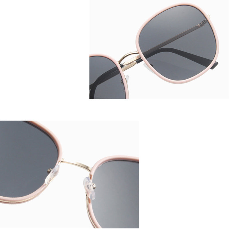 Vintage Sunglasses Metal Glasses Personality Street Shot Large Frame Sunglasses