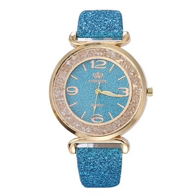 Fashion Women Watches Luxury Crystal Rhinestone Stainless Steel