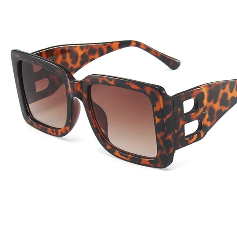 Brand Square Sunglasses Woman Oversized Black Style Shades For Women Big Frame Fashion Sunglasses Female UV400 Glasses