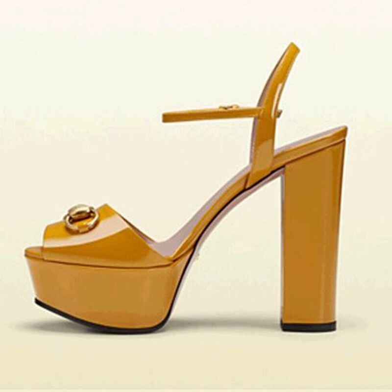 Customized Handmade Plarform Women Sandals Woman Shoes High Heel