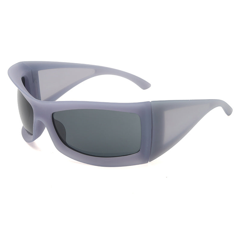 Square Big Frame Personality Sunglasses Y2K Outdoor Sports Stylish Sunglasses