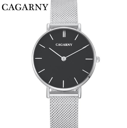 Cagarny Watches Women Ultra Thin Ladies Quartz Wristwatches