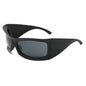 Square Big Frame Personality Sunglasses Y2K Outdoor Sports Stylish Sunglasses