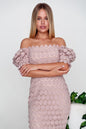 New Fashion Lace Temperament Commuter Skirt Tricolor Mid-Waist Solid Color Wrap Paragraph Mid-Length Dress