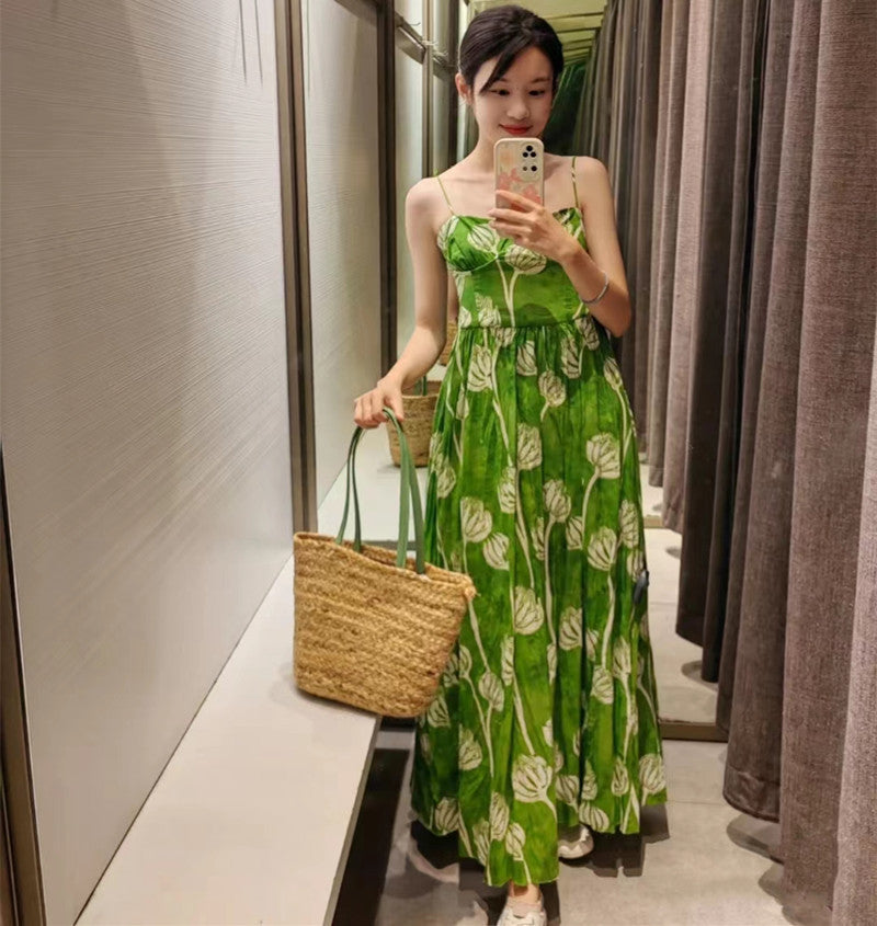 Long Dress Fashion Summer Backless Midi Dress