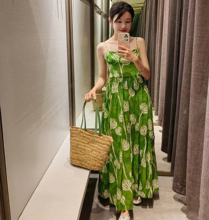 Long Dress Fashion Summer Backless Midi Dress