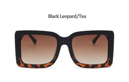 Brand Square Sunglasses Woman Oversized Black Style Shades For Women Big Frame Fashion Sunglasses Female UV400 Glasses
