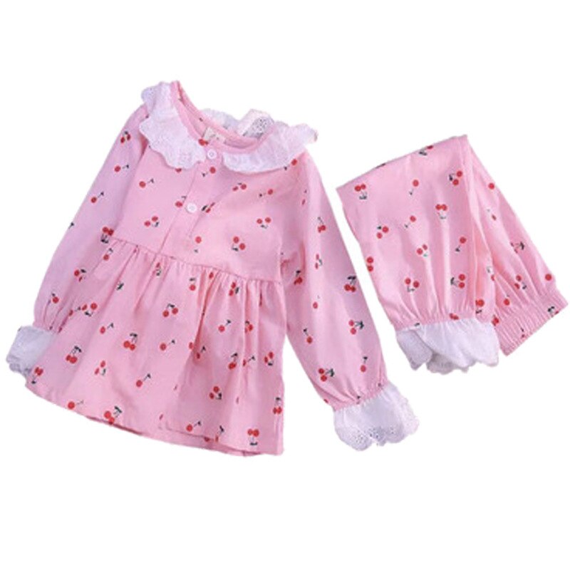 Kids Girls Summer Pajamas Children Sleepwear